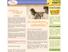Tablet Screenshot of infertilityindia.com